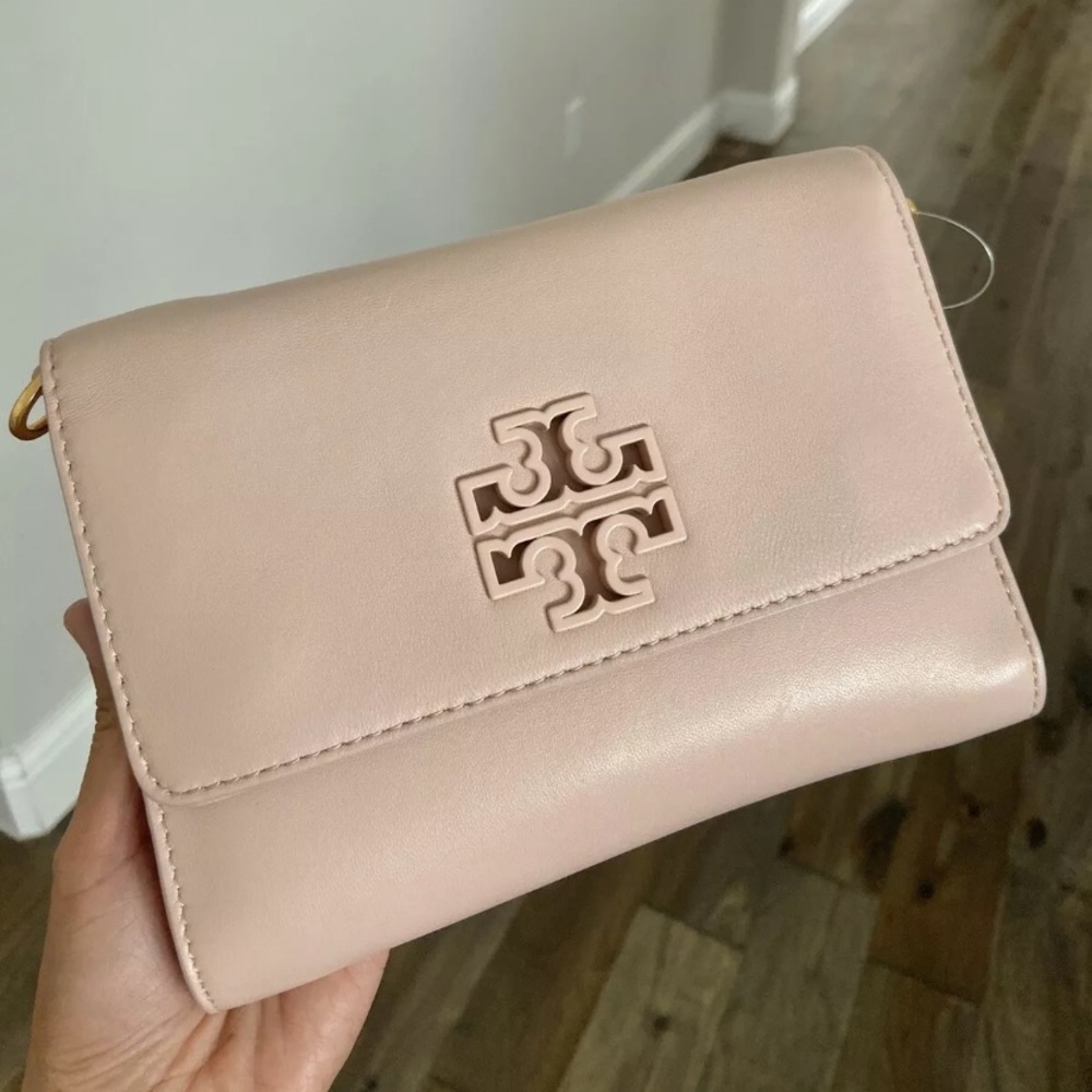 NWT Auth. Tory Burch Lily Chain Wallet Crossbody Bag